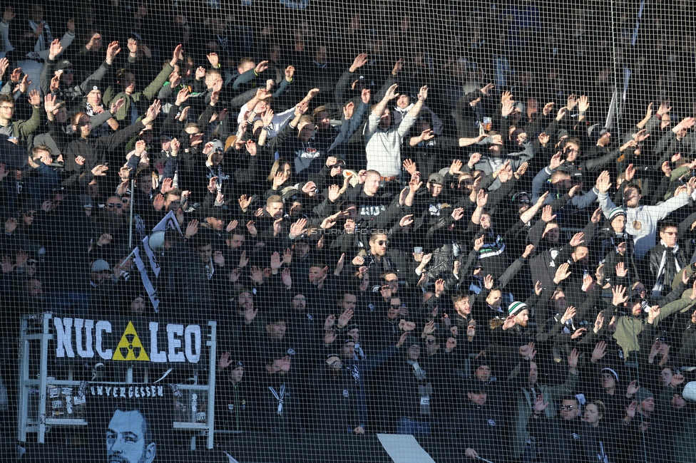 Sturm Graz - Altach
Oesterreichische Fussball Bundesliga, 17. Runde, SK Sturm Graz - SCR Altach, Stadion Liebenau Graz, 08.12.2019. 

Foto zeigt Fans von Sturm
Schlüsselwörter: brigata