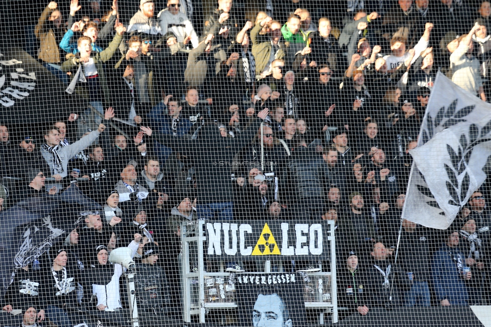 Sturm Graz - Altach
Oesterreichische Fussball Bundesliga, 17. Runde, SK Sturm Graz - SCR Altach, Stadion Liebenau Graz, 08.12.2019. 

Foto zeigt Fans von Sturm
Schlüsselwörter: brigata