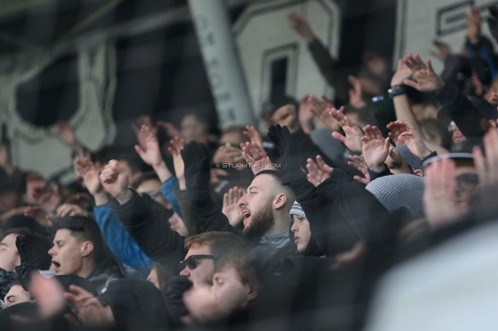 Sturm Graz - Altach
Oesterreichische Fussball Bundesliga, 17. Runde, SK Sturm Graz - SCR Altach, Stadion Liebenau Graz, 08.12.2019. 

Foto zeigt Fans von Sturm
