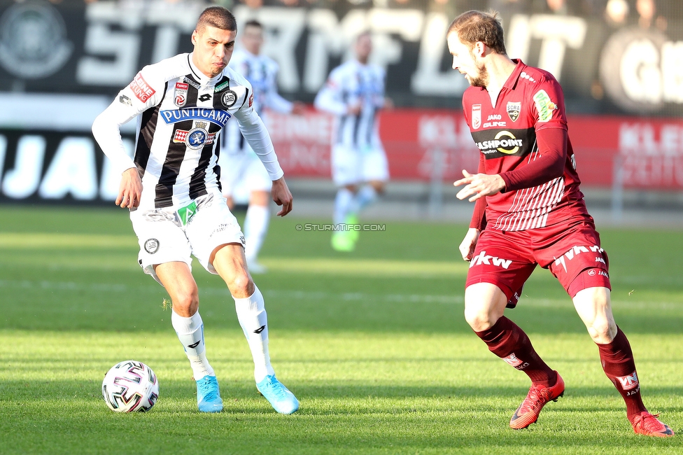 Sturm Graz - Altach
Oesterreichische Fussball Bundesliga, 17. Runde, SK Sturm Graz - SCR Altach, Stadion Liebenau Graz, 08.12.2019. 

Foto zeigt Kiril Despodov (Sturm)
