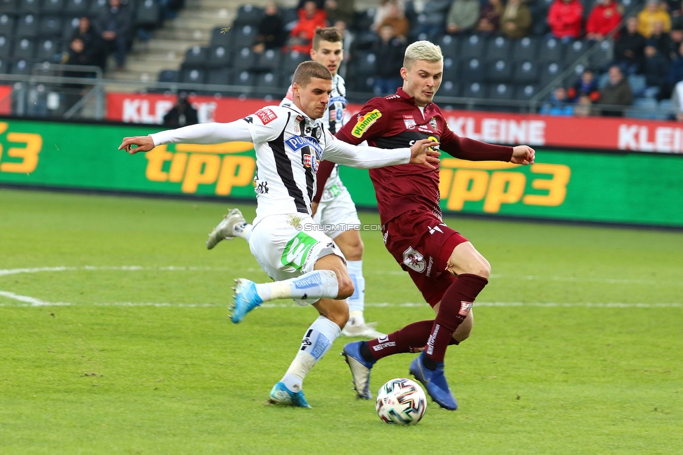 Sturm Graz - Altach
Oesterreichische Fussball Bundesliga, 17. Runde, SK Sturm Graz - SCR Altach, Stadion Liebenau Graz, 08.12.2019. 

Foto zeigt Kiril Despodov (Sturm)
