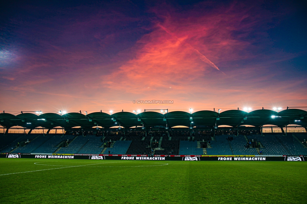 Sturm Graz - Altach
Oesterreichische Fussball Bundesliga, 17. Runde, SK Sturm Graz - SCR Altach, Stadion Liebenau Graz, 08.12.2019. 

Foto zeigt eine Innenansicht im Stadion Liebenau
Schlüsselwörter: wetter