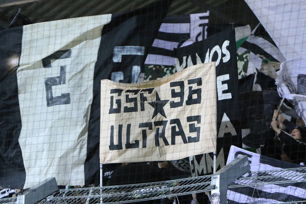 LASK - Sturm Graz
Oesterreichische Fussball Bundesliga, 18. Runde, LASK - SK Sturm Graz, Waldstadion Pasching, 15.12.2019. 

Foto zeigt Fans von Sturm
Schlüsselwörter: sturmflut