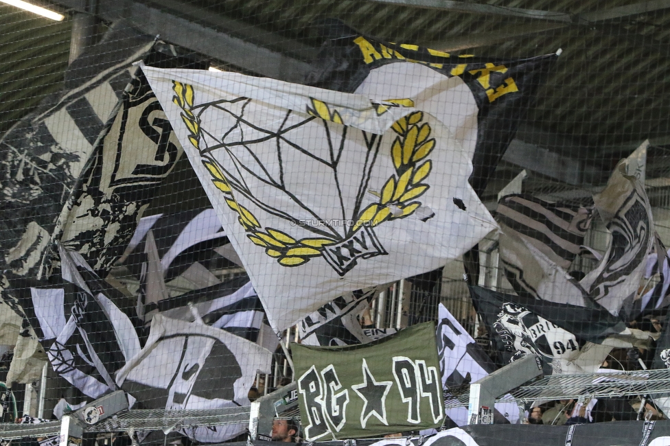 LASK - Sturm Graz
Oesterreichische Fussball Bundesliga, 18. Runde, LASK - SK Sturm Graz, Waldstadion Pasching, 15.12.2019. 

Foto zeigt Fans von Sturm
Schlüsselwörter: jewels