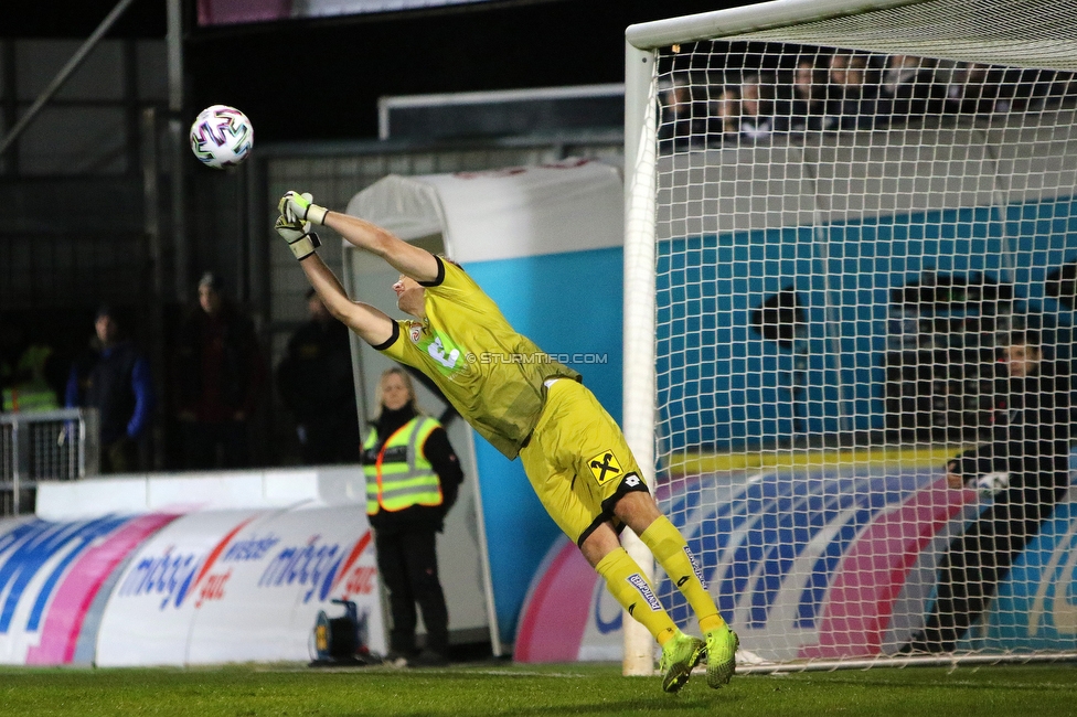 LASK - Sturm Graz
Oesterreichische Fussball Bundesliga, 18. Runde, LASK - SK Sturm Graz, Waldstadion Pasching, 15.12.2019. 

Foto zeigt Joerg Siebenhandl (Sturm)
