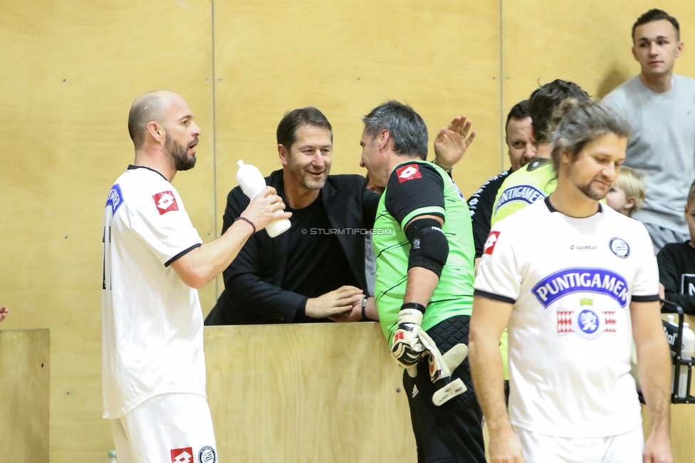 10. Sturm Nachwuchscup
SK Sturm Graz Nachwuchscup, ASVOE Halle Graz, 04.01.2020.

Foto zeigt Franco Foda (Cheftrainer AUT) und Josef Schicklgruber (ehem. Spieler Sturm)
