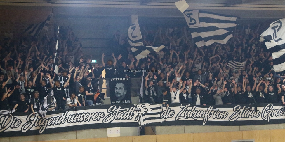 10. Sturm Nachwuchscup
SK Sturm Graz Nachwuchscup, ASVOE Halle Graz, 04.01.2020.

Foto zeigt Fans von Sturm
