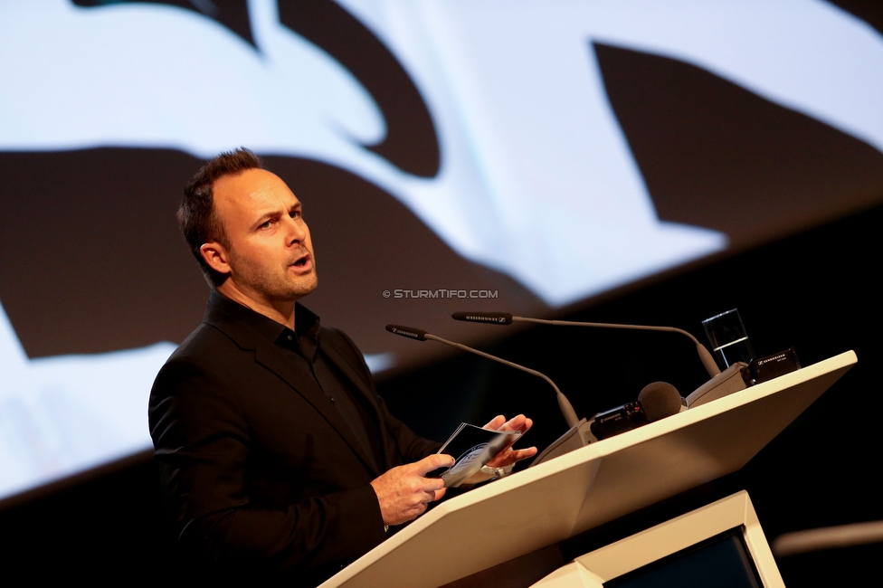 Sturm Graz Generalversammlung
SK Sturm Graz Generalversammlung, Raiffeisen Landesbank Raaba, 31.01.2020. 

Foto zeigt Thomas Tebbich (wirtsch. Geschaeftsfuehrer Sturm)
