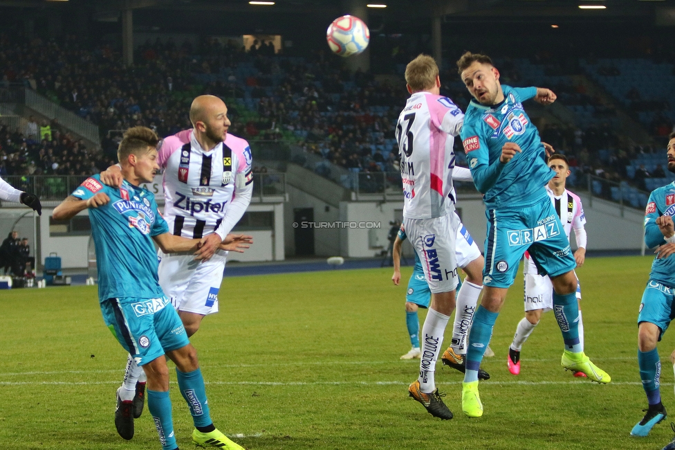 LASK - Sturm Graz
OEFB Cup, Viertelfinale, LASK - SK Sturm Graz, Stadion Gugl Linz, 08.02.2020. 

Foto zeigt Stefan Haudum (LASK) und Lukas Spendlhofer (Sturm)
Schlüsselwörter: kopfball