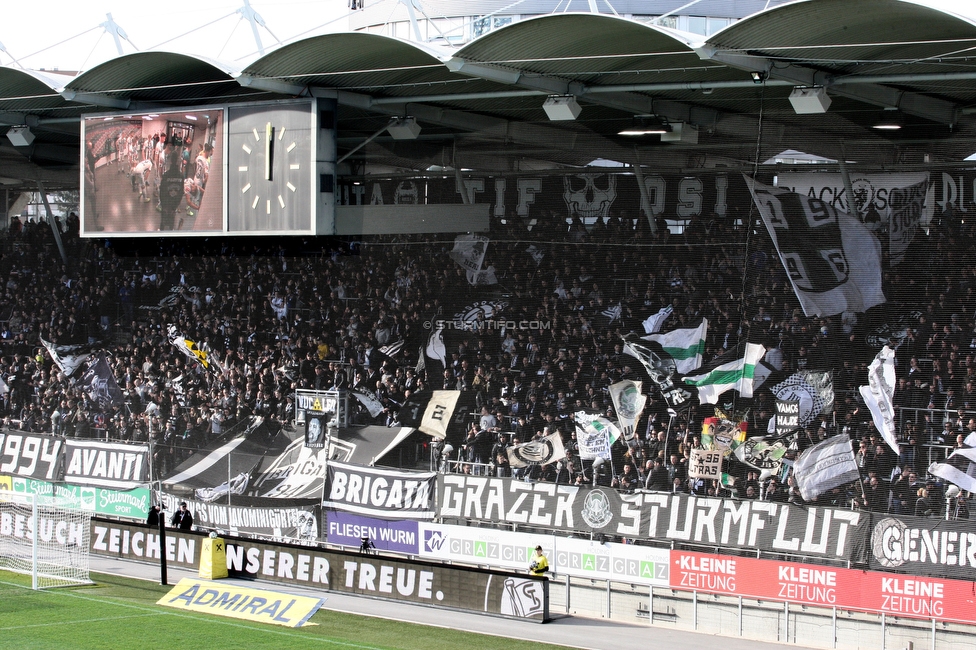 Sturm Graz - Mattersburg
Oesterreichische Fussball Bundesliga, 19. Runde, SK Sturm Graz - SV Mattersburg, Stadion Liebenau Graz, 16.02.2020. 

Foto zeigt Fans von Sturm
