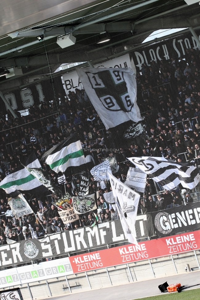 Sturm Graz - Mattersburg
Oesterreichische Fussball Bundesliga, 19. Runde, SK Sturm Graz - SV Mattersburg, Stadion Liebenau Graz, 16.02.2020. 

Foto zeigt Fans von Sturm
Schlüsselwörter: sturmflut