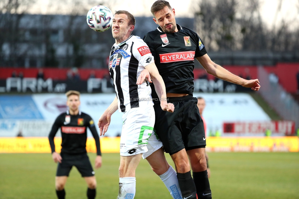 Admira Wacker - Sturm Graz
Oesterreichische Fussball Bundesliga, 20. Runde, FC Admira Wacker - SK Sturm Graz, Stadion Suedstadt Maria Enzersdorf, 22.02.2020. 

Foto zeigt Lukas Jaeger (Sturm)
