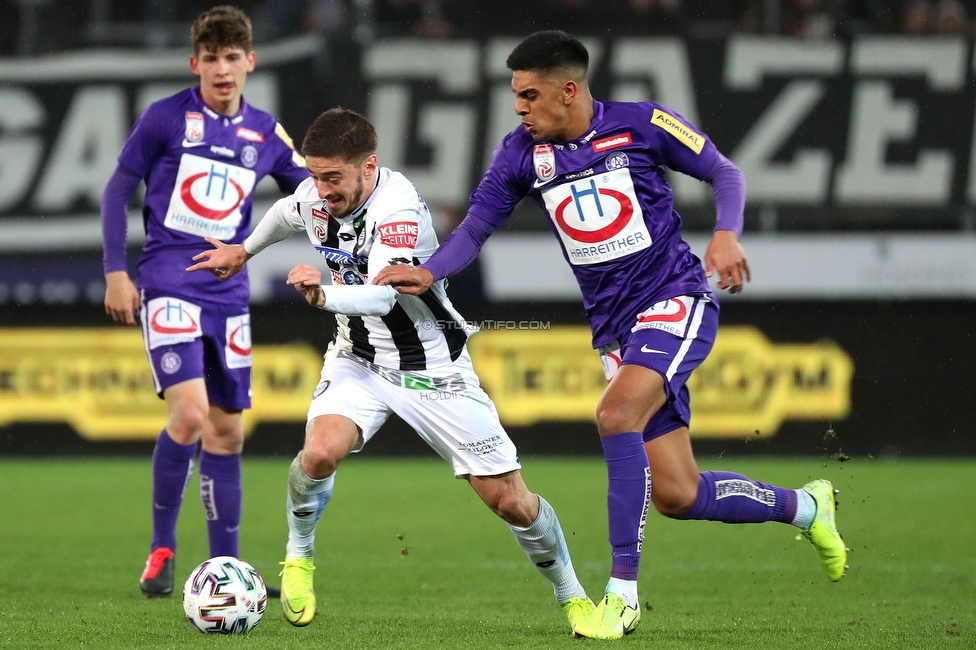 Sturm Graz - Austria Wien
Oesterreichische Fussball Bundesliga, 21. Runde, SK Sturm Graz - FK Austria Wien, Stadion Liebenau Graz, 01.03.2020. 

Foto zeigt Otar Kiteishvili (Sturm)
