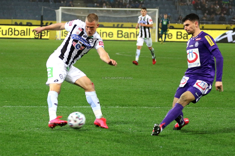 Sturm Graz - Austria Wien
Oesterreichische Fussball Bundesliga, 21. Runde, SK Sturm Graz - FK Austria Wien, Stadion Liebenau Graz, 01.03.2020. 

Foto zeigt Bekim Balaj (Sturm)
