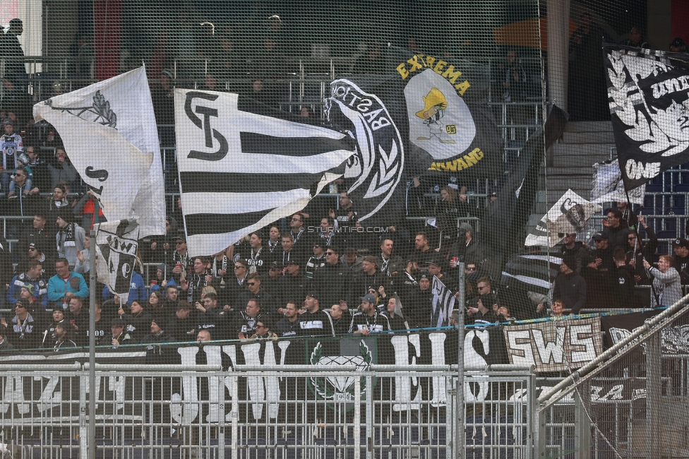 Salzburg - Sturm Graz
Oesterreichische Fussball Bundesliga, 22. Runde, FC RB Salzburg - SK Sturm Graz, Stadion Wals-Siezenheim, 08.03.2020. 

Foto zeigt Fans von Sturm
Schlüsselwörter: jewels sws