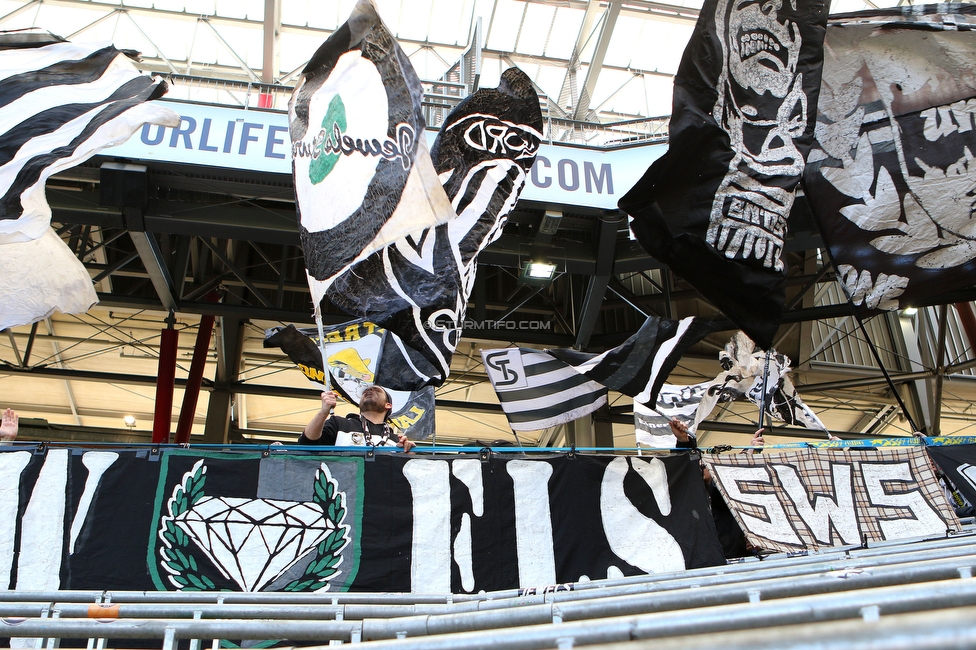 Salzburg - Sturm Graz
Oesterreichische Fussball Bundesliga, 22. Runde, FC RB Salzburg - SK Sturm Graz, Stadion Wals-Siezenheim, 08.03.2020. 

Foto zeigt Fans von Sturm
Schlüsselwörter: jewels sws