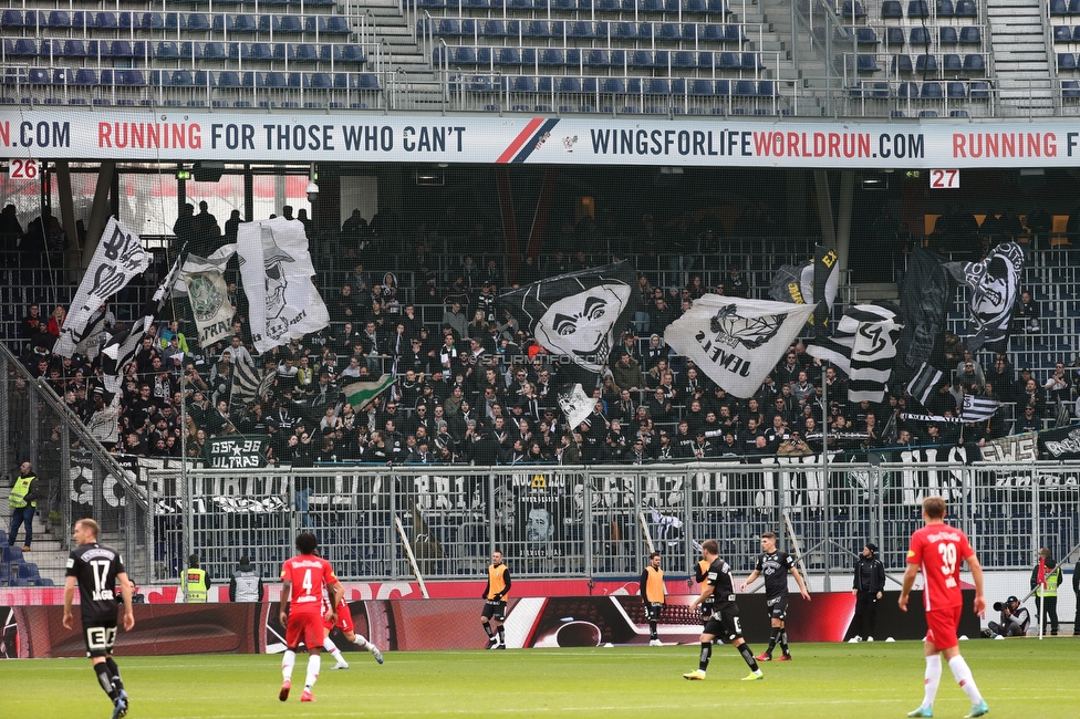 Salzburg - Sturm Graz
Oesterreichische Fussball Bundesliga, 22. Runde, FC RB Salzburg - SK Sturm Graz, Stadion Wals-Siezenheim, 08.03.2020. 

Foto zeigt Fans von Sturm
