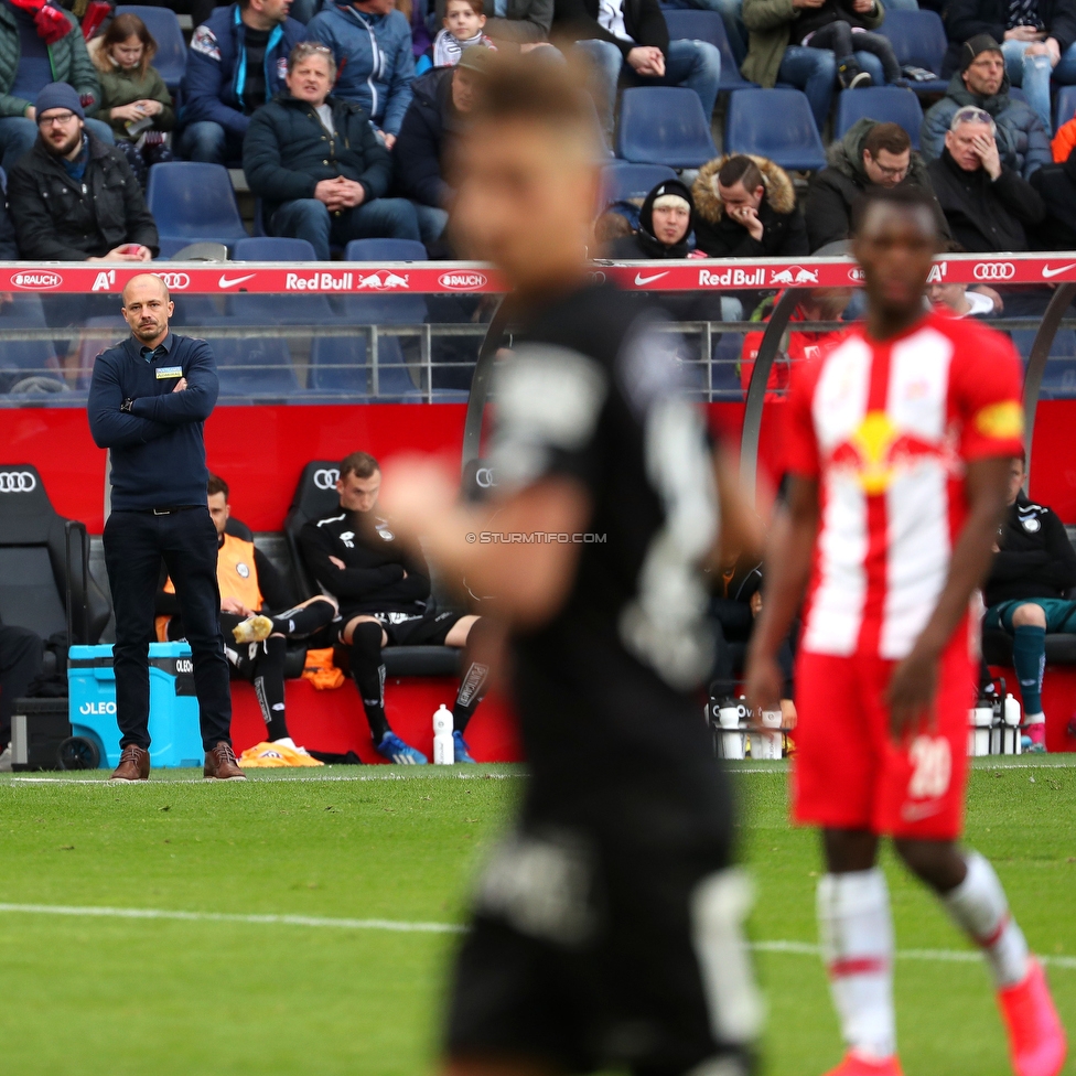 Salzburg - Sturm Graz
Oesterreichische Fussball Bundesliga, 22. Runde, FC RB Salzburg - SK Sturm Graz, Stadion Wals-Siezenheim, 08.03.2020. 

Foto zeigt Nestor El Maestro (Cheftrainer Sturm)
