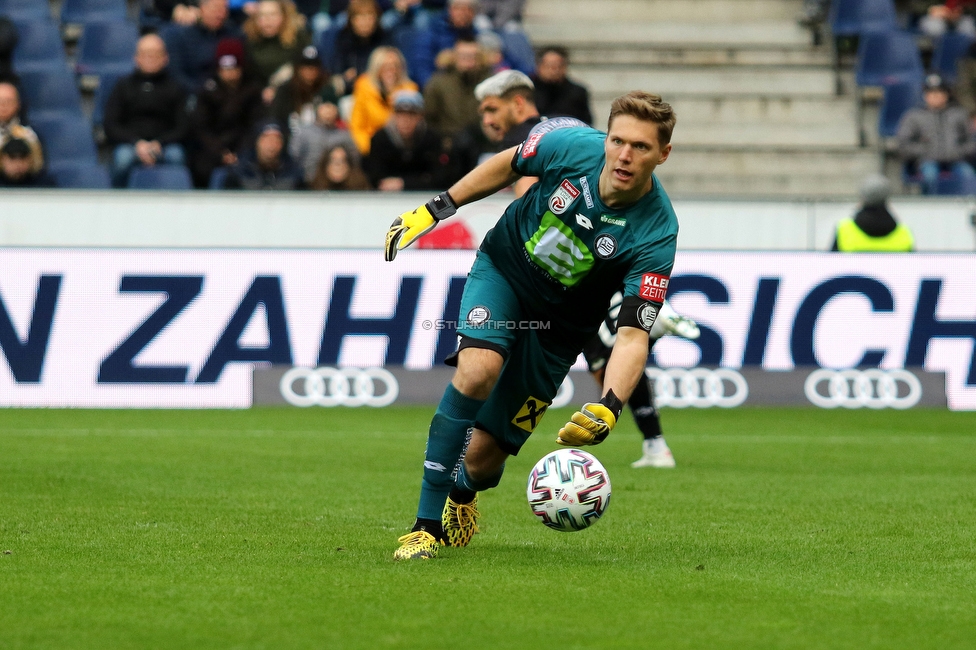 Salzburg - Sturm Graz
Oesterreichische Fussball Bundesliga, 22. Runde, FC RB Salzburg - SK Sturm Graz, Stadion Wals-Siezenheim, 08.03.2020. 

Foto zeigt Joerg Siebenhandl (Sturm)
