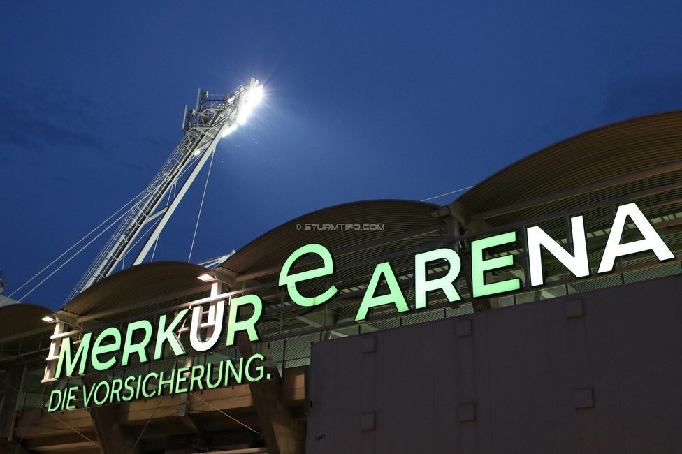 Sturm Graz - Innsbruck
OEFB Cup, 1. Runde, SK Sturm Graz - SV Innsbruck, Stadion Liebenau Graz, 28.08.2020. 

Foto zeigt eine Aussenansicht vom Stadion Liebenau
