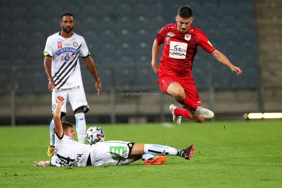 Sturm Graz - Innsbruck
OEFB Cup, 1. Runde, SK Sturm Graz - SV Innsbruck, Stadion Liebenau Graz, 28.08.2020. 

Foto zeigt Paul Komposch (Sturm)
