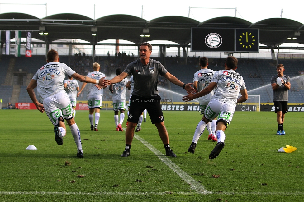 Sturm Graz - Rapid Wien
Oesterreichische Fussball Bundesliga, 1. Runde, SK Sturm Graz - SK Rapid Wien, Stadion Liebenau Graz, 19.09.2020. 

Foto zeigt Uwe Hoelzl (Co-Trainer Sturm)
