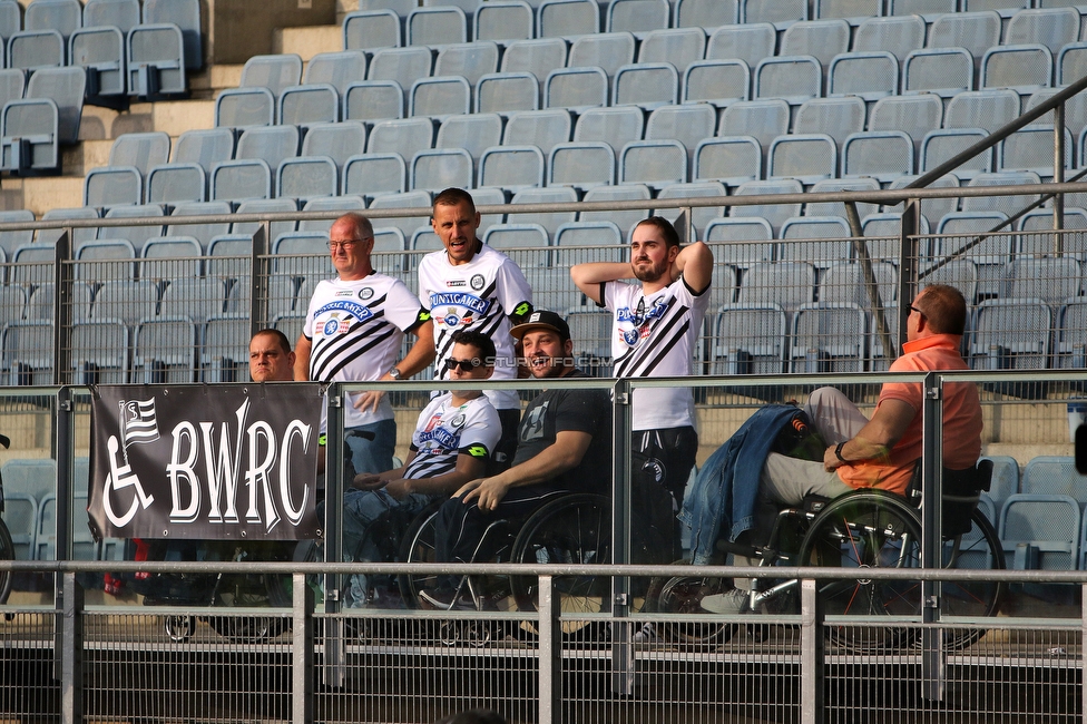 Sturm Graz - Rapid Wien
Oesterreichische Fussball Bundesliga, 2. Runde, SK Sturm Graz - SK Rapid Wien, Stadion Liebenau Graz, 19.09.2020. 

Foto zeigt Fans von Sturm
