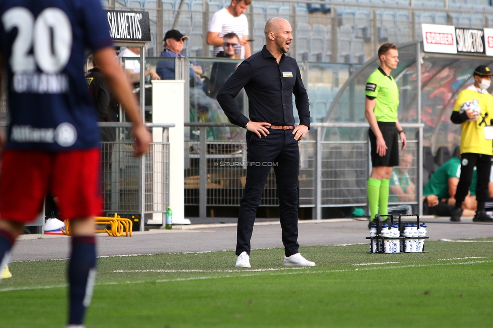 Sturm Graz - Rapid Wien
Oesterreichische Fussball Bundesliga, 2. Runde, SK Sturm Graz - SK Rapid Wien, Stadion Liebenau Graz, 19.09.2020. 

Foto zeigt Christian Ilzer (Cheftrainer Sturm)
