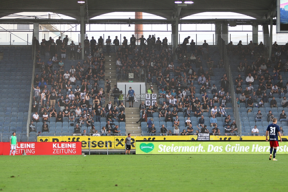 Sturm Graz - Rapid Wien
Oesterreichische Fussball Bundesliga, 2. Runde, SK Sturm Graz - SK Rapid Wien, Stadion Liebenau Graz, 19.09.2020. 

Foto zeigt Fans von Sturm
Schlüsselwörter: COVID19