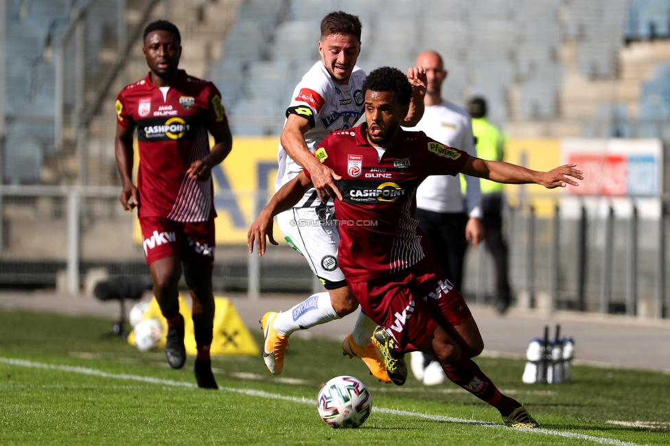 Sturm Graz - Altach
Oesterreichische Fussball Bundesliga, 4. Runde, SK Sturm Graz - SCR Altach, Stadion Liebenau Graz, 04.10.2020. 

Foto zeigt Otar Kiteishvili (Sturm)
