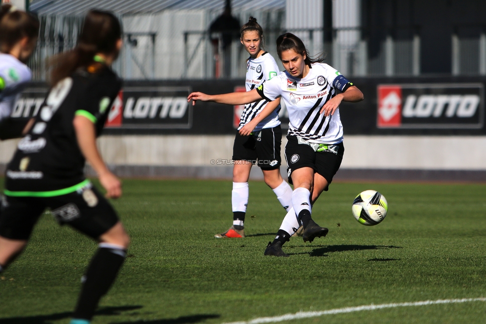 Sturm Damen - Neulengbach
OEFB Frauen Bundesliga, 8. Runde,  SK Sturm Graz Damen - SV Neulengbach, Trainingszentrum Messendor Graz, 08.11.2020. 

Foto zeigt Jessica Frieser (Sturm Damen)
