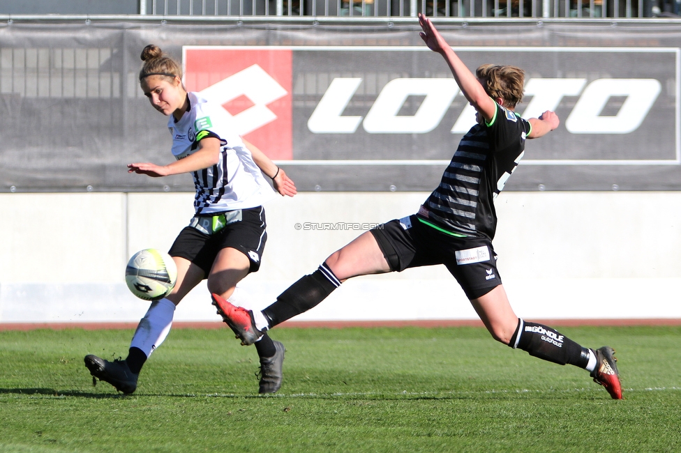 Sturm Damen - Neulengbach
OEFB Frauen Bundesliga, 8. Runde,  SK Sturm Graz Damen - SV Neulengbach, Trainingszentrum Messendor Graz, 08.11.2020. 

Foto zeigt Katja Wienerroither (Sturm Damen)
