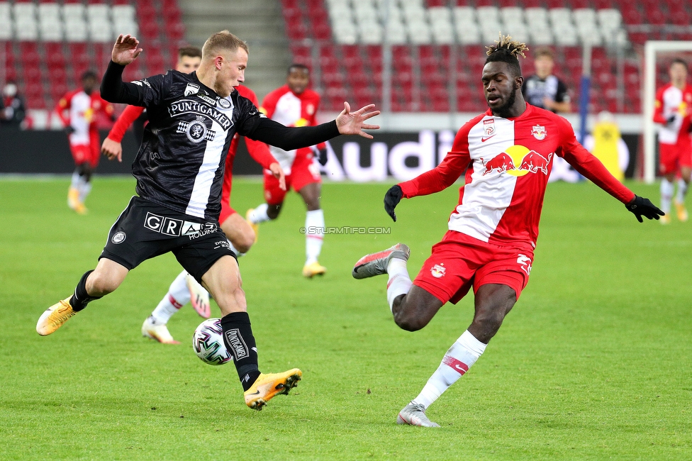 Hartberg - Sturm Graz
Oesterreichische Fussball Bundesliga, 2. Runde, TSV Hartberg - SK Sturm Graz, Arena Hartberg, 27.09.2020. 

Foto zeigt Bekim Balaj (Sturm)
