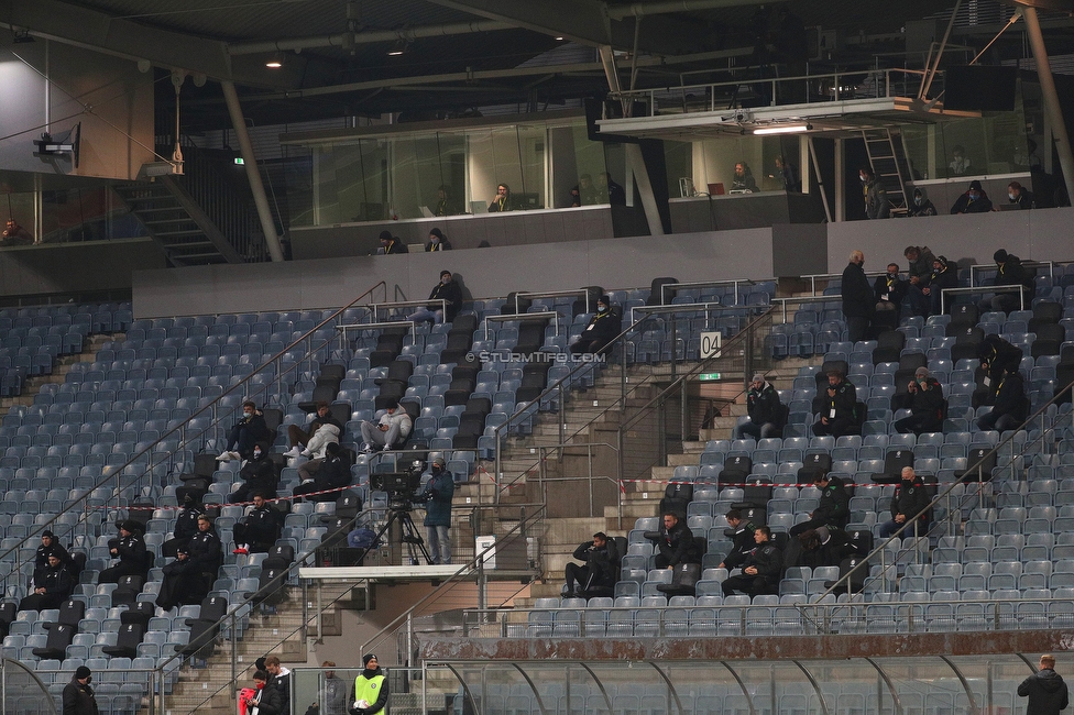 Sturm Graz - Innsbruck
OEFB Cup, 3. Runde, SK Sturm Graz - FC Wacker Innsbruck, Stadion Liebenau Graz, 28.08.2020. 

Foto zeigt Journalisten
Schlüsselwörter: COVID19