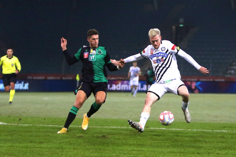 Sturm Graz - Innsbruck
OEFB Cup, 3. Runde, SK Sturm Graz - FC Wacker Innsbruck, Stadion Liebenau Graz, 28.08.2020. 

Foto zeigt Kevin Friesenbichler (Sturm)
