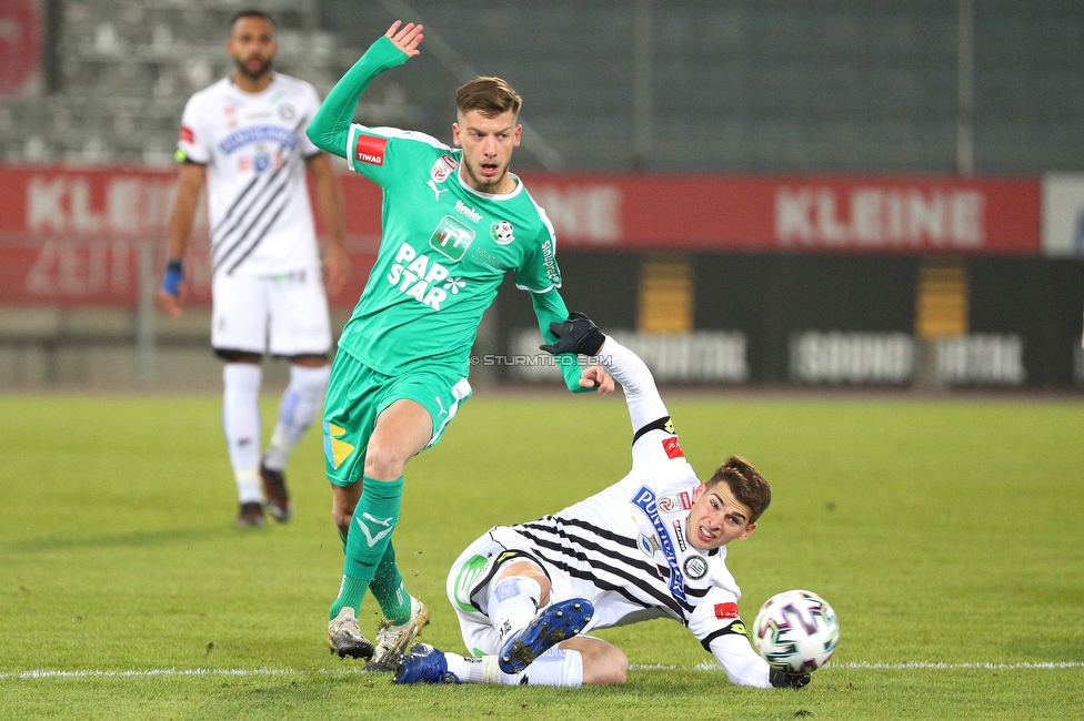 Sturm Graz - Tirol
Oesterreichische Fussball Bundesliga, 9. Runde, SK Sturm Graz - WSG Tirol, Stadion Liebenau Graz, 28.11.2020. 

Foto zeigt Ivan Ljubic (Sturm)
