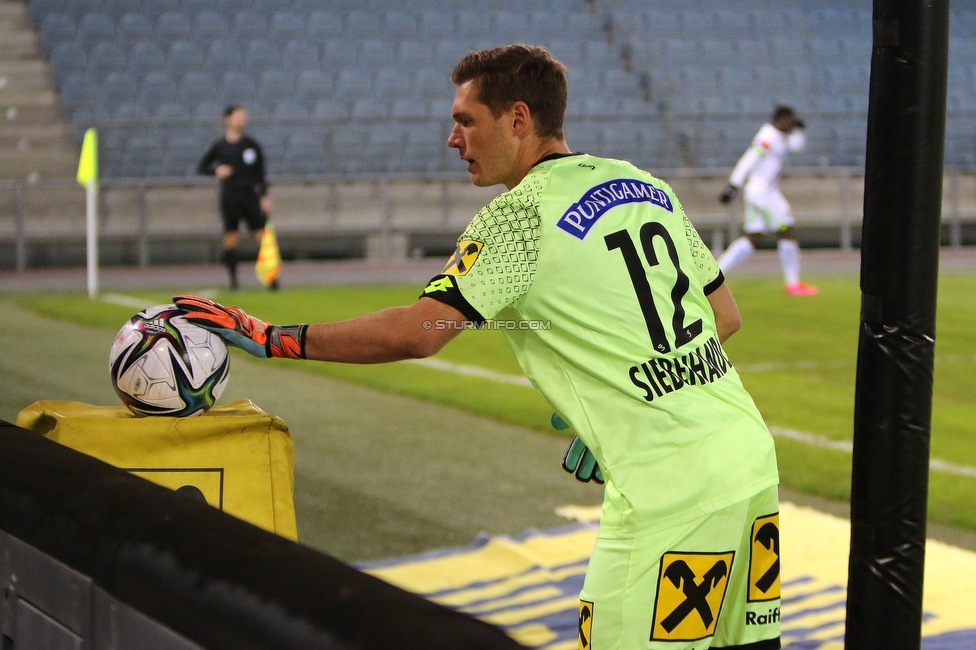 Sturm Graz - Admira Wacker
Oesterreichische Fussball Bundesliga, 11. Runde, SK Sturm Graz - FC Admira Wacker, Stadion Liebenau Graz, 12.12.2020. 

Foto zeigt Joerg Siebenhandl (Sturm)
Schlüsselwörter: COVID19 geisterspiel