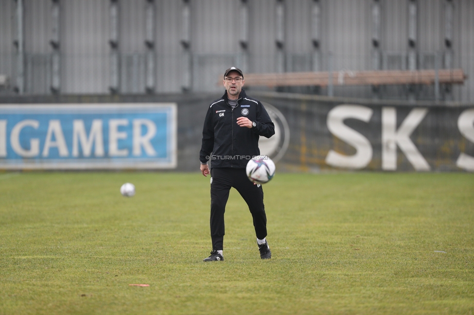 Sturm Graz Trainingsauftakt
Oesterreichische Fussball Bundesliga, SK Sturm Graz Trainingsauftakt, Trainingszentrum Messendorf, 04.01.2021. 

Foto zeigt Guenther Neukirchner (Entwicklungscoach Sturm)
