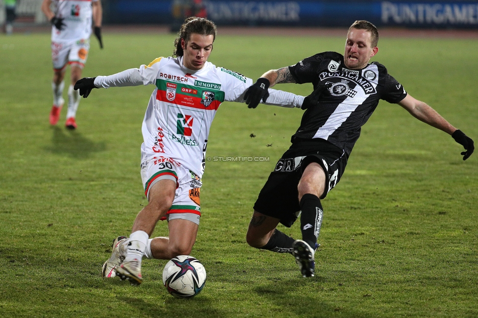 Wolfsberg - Sturm Graz
Oesterreichische Fussball Bundesliga, 7. Runde, Wolfsberger AC - SK Sturm Graz, Lavanttal-Arena Wolfsberg, 17.01.2021. 

Foto zeigt Jakob Jantscher (Sturm)
Schlüsselwörter: COVID19 geisterspiel