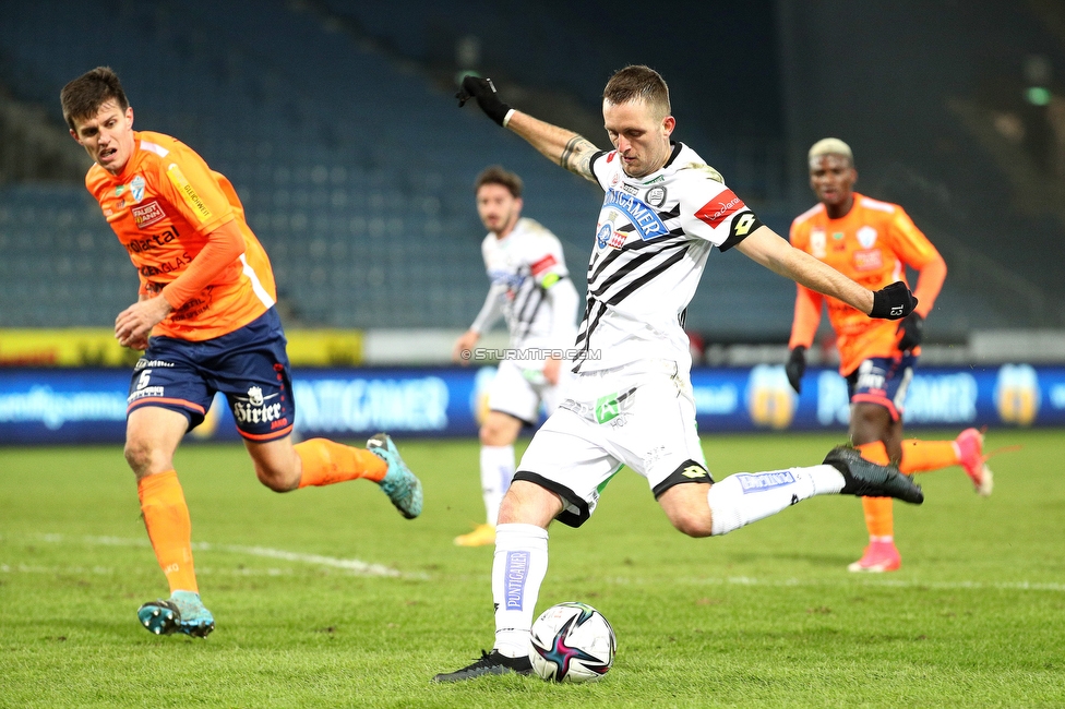 Sturm Graz - Hartberg
Oesterreichische Fussball Bundesliga, 14. Runde, SK Sturm Graz - TSV Hartberg, Stadion Liebenau Graz, 26.01.2021. 

Foto zeigt Jakob Jantscher (Sturm)
Schlüsselwörter: COVID19 geisterspiel