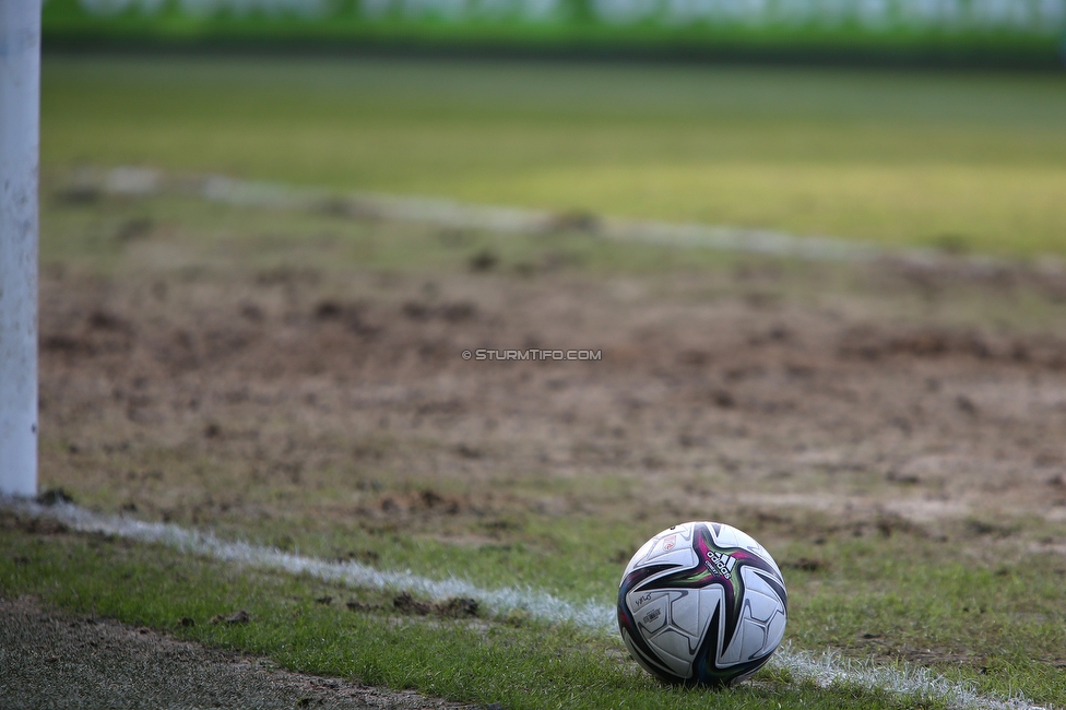 Sturm Graz - Wolfsberg
Oesterreichische Fussball Bundesliga, 18. Runde, SK Sturm Graz - Wolfsberger AC, Stadion Liebenau Graz, 21.02.2021. 

Foto zeigt den Matchball
Schlüsselwörter: COVID19 geisterspiel