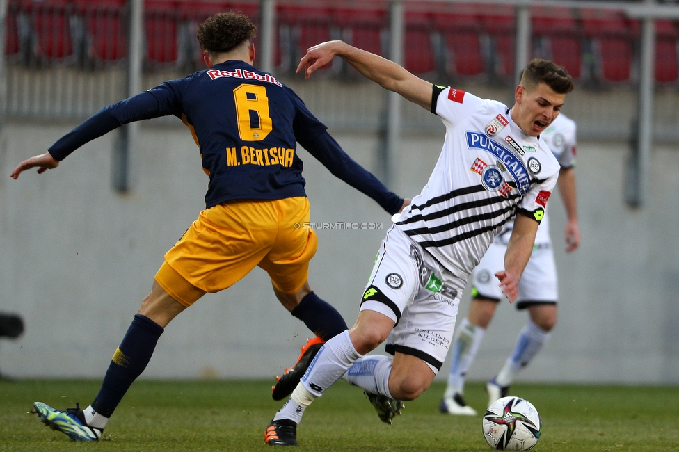 Sturm Graz - Salzburg
Oesterreichische Fussball Bundesliga, 19. Runde, SK Sturm Graz - FC RB Salzburg, Woerthersee Stadion Klagenfurt, 28.02.2021. 

Foto zeigt Ivan Ljubic (Sturm)
Schlüsselwörter: COVID19 geisterspiel