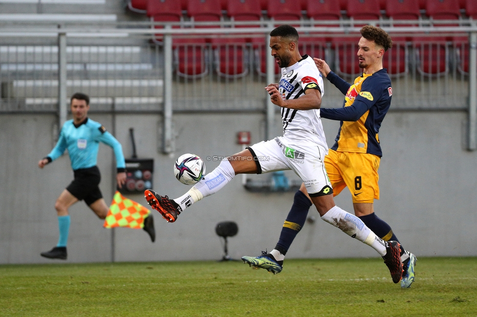 Sturm Graz - Salzburg
Oesterreichische Fussball Bundesliga, 19. Runde, SK Sturm Graz - FC RB Salzburg, Woerthersee Stadion Klagenfurt, 28.02.2021. 

Foto zeigt Gregory Wuethrich (Sturm)
Schlüsselwörter: COVID19 geisterspiel