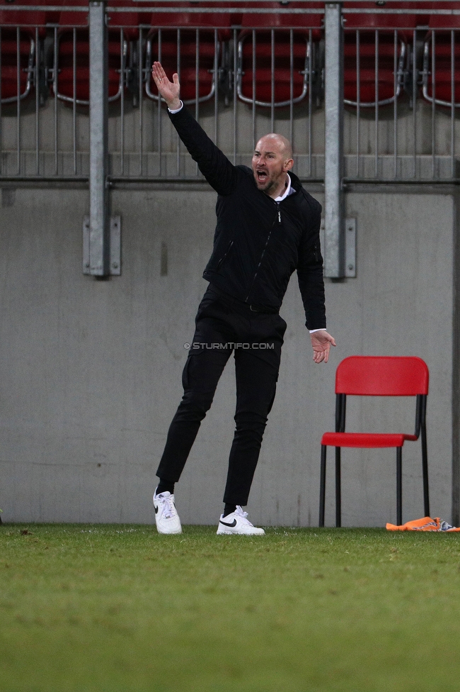 Sturm Graz - Salzburg
Oesterreichische Fussball Bundesliga, 19. Runde, SK Sturm Graz - FC RB Salzburg, Woerthersee Stadion Klagenfurt, 28.02.2021. 

Foto zeigt Christian Ilzer (Cheftrainer Sturm)
Schlüsselwörter: COVID19 geisterspiel