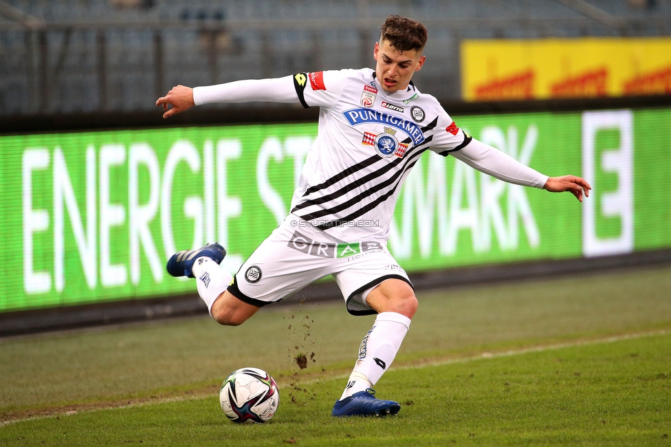 Sturm Graz - Austria Wien
Oesterreichische Fussball Bundesliga, 21. Runde, SK Sturm Graz - FK Austria Wien, Stadion Liebenau Graz, 14.03.2021. 

Foto zeigt Ivan Ljubic (Sturm)
Schlüsselwörter: COVID19 geisterspiel