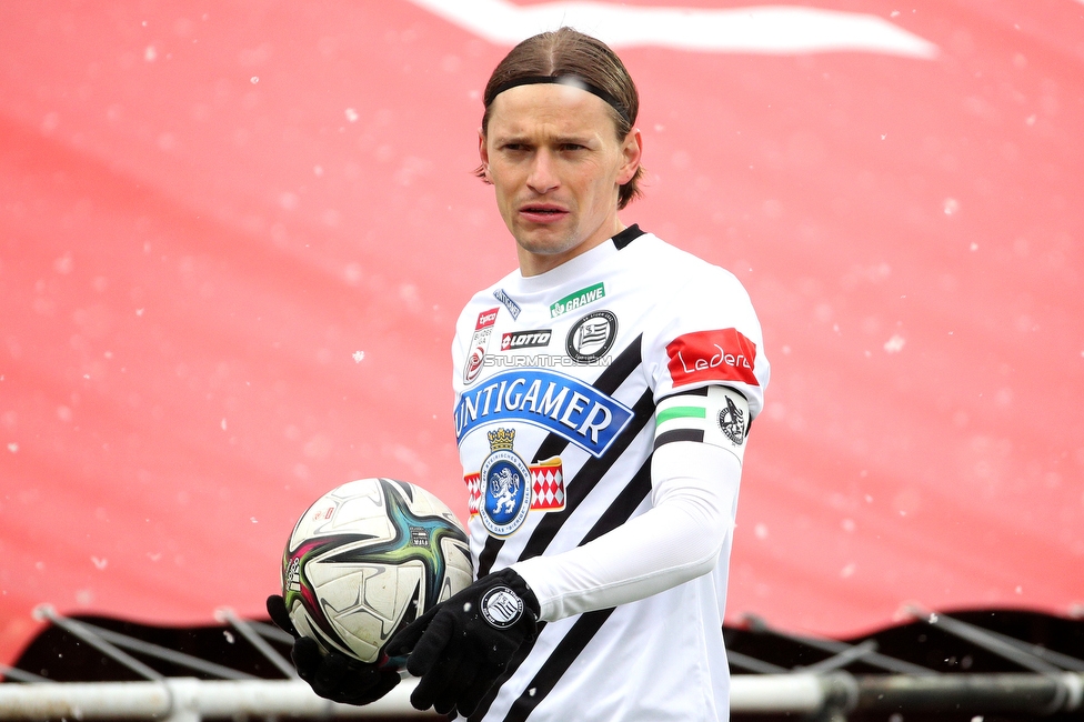 Admira Wacker - Sturm Graz
Oesterreichische Fussball Bundesliga, 22. Runde, FC Admira Wacker - SK Sturm Graz, Stadion Suedstadt Maria Enzersdorf, 21.03.2021. 

Foto zeigt Stefan Hierlaender (Sturm)
Schlüsselwörter: geisterspiel COVID19