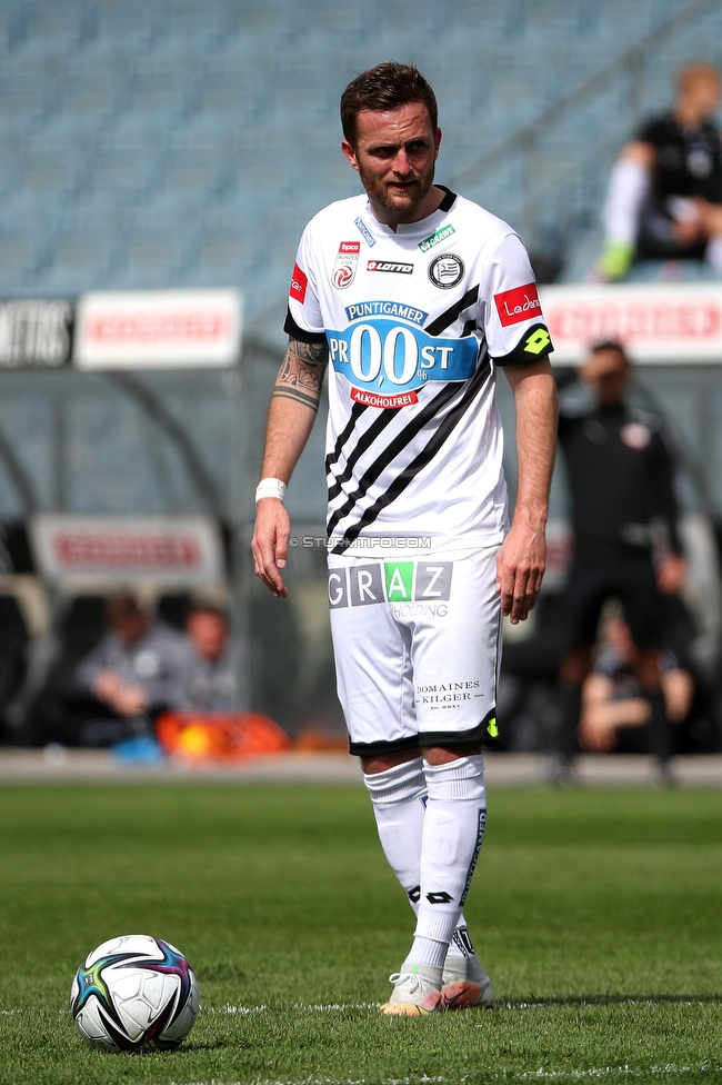 Sturm Graz - WSG Tirol
Oesterreichische Fussball Bundesliga, 24. Runde, SK Sturm Graz - WSG Tirol, Stadion Liebenau Graz, 11.04.2021. 

Foto zeigt 
Schlüsselwörter: COVID19 geisterspiel