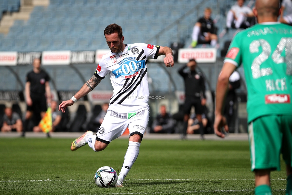 Sturm Graz - WSG Tirol
Oesterreichische Fussball Bundesliga, 24. Runde, SK Sturm Graz - WSG Tirol, Stadion Liebenau Graz, 11.04.2021. 

Foto zeigt 
Schlüsselwörter: COVID19 geisterspiel