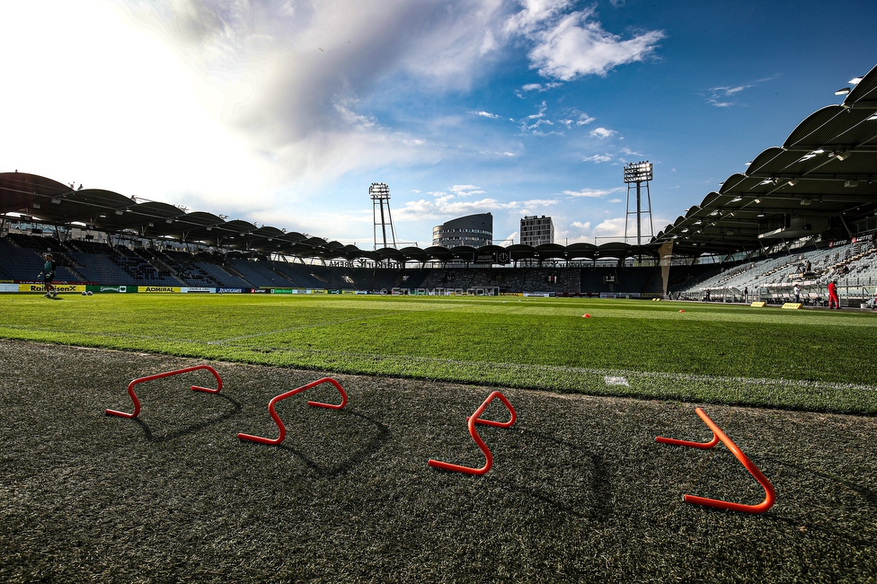 Sturm Graz - Wolfsberg
Oesterreichische Fussball Bundesliga, 26. Runde, SK Sturm Graz - Wolfsberger AC, Stadion Liebenau Graz, 21.04.2021. 

Foto zeigt eine Innenansicht im Stadion Liebenau
Schlüsselwörter: COVID19 geisterspiel