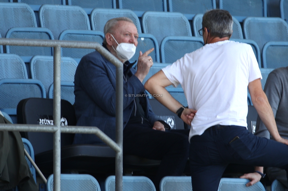 Sturm Graz - Salzburg
Oesterreichische Fussball Bundesliga, 29. Runde, SK Sturm Graz - FC RB Salzburg, Stadion Liebenau Graz, 09.05.2021. 

Foto zeigt Ivica Osim (ehem. Trainer Sturm)
Schlüsselwörter: COVID19 geisterspiel